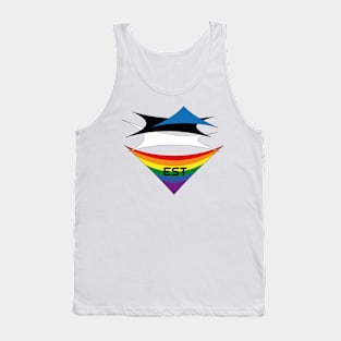 Estonia  pride flag Tank Top